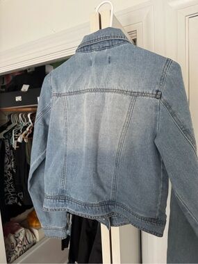 Classic Light Wash Denim Jacket by CI SONO